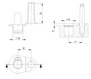 DETAIL2491 Refrigerant Female Connection protection_Technical drawing