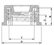 DETAIL2573 AG Tight Metric Caps_technical drawing