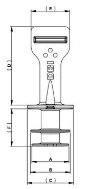 DETAIL2751 GG technical drawing_plug for PE, PEX, and copper pipes