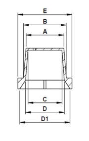 DETAIL2534 Conical grip cap for hydraulics_NG technical drawing