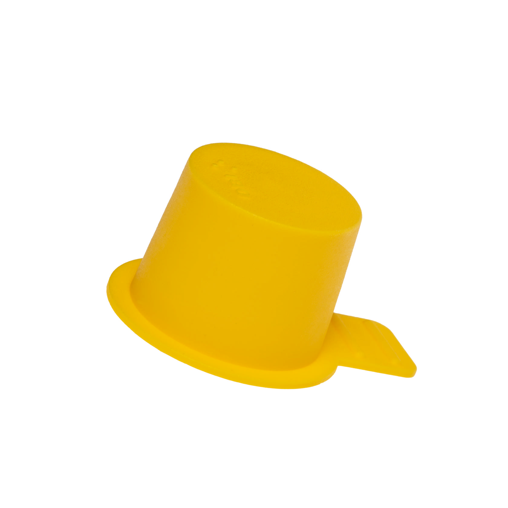 Yellow plastic cap - universal protector with handle